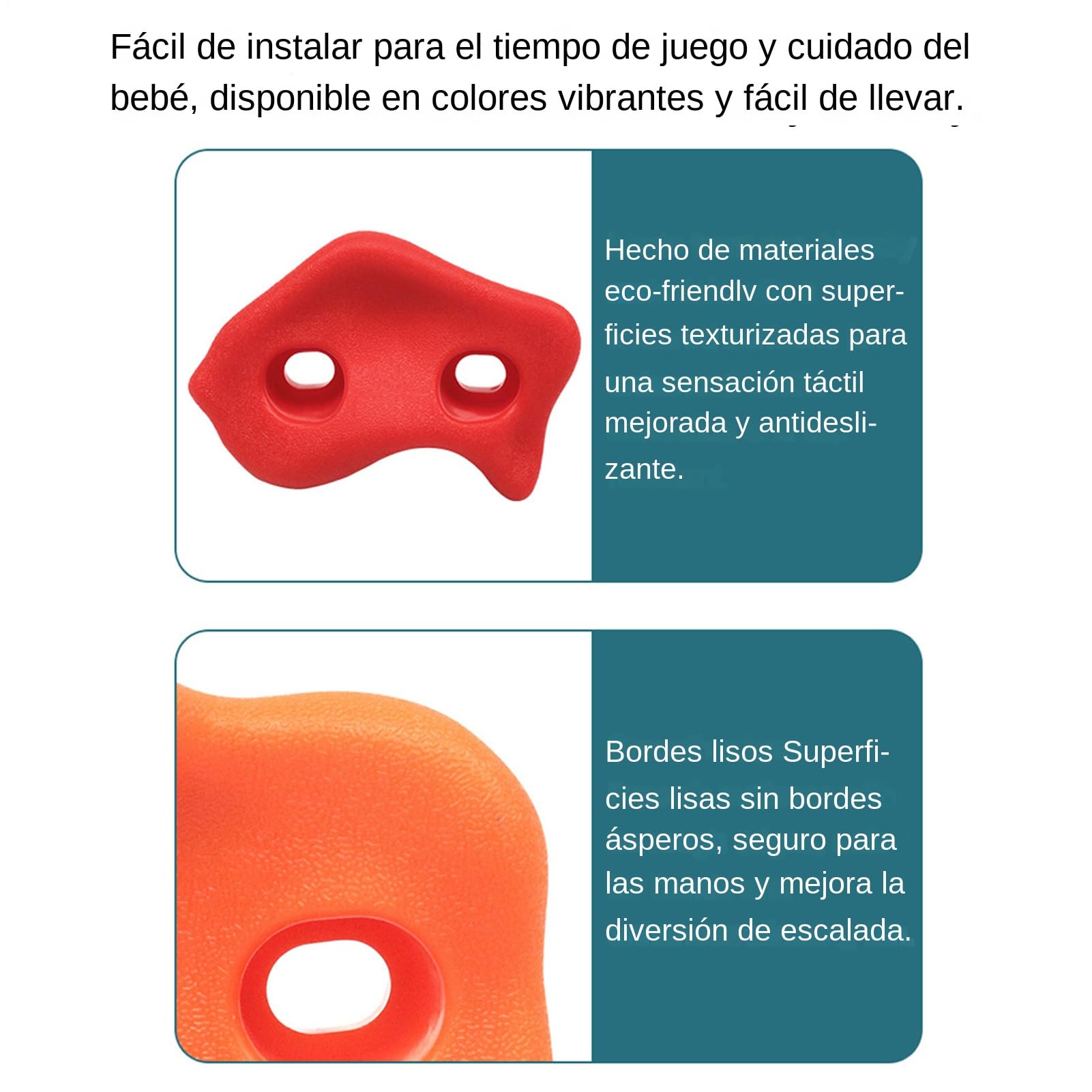 Presas de Escalada para niños Juego de escaleras y escalones