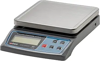 Winco Digital Portion Scale for Kitchens, 6.5"