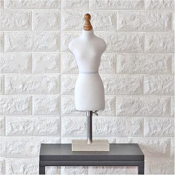 Mannequin, Half Scale Dress Form Dress Form Dummy Mannequin Mini Tailor Mannequin Women, Tailor Mannequin Dress Form Display 1/3 White