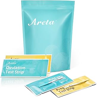 Areta Ovulation & Pregnancy Test Strips: 20 Ovulation Strips & 10 Pregnancy Tests Combo Kit | Accurate at-Home Fertility Tracker