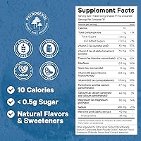 Vista 6 de 1ABOVE Jet Lag Relief Tablets - Multivitamínico efervescente con sabor a bayas con Pycnogenol Suplemento de viaje para hidratación, energía, apoyo