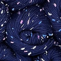 Vista 11 de KnitPal Tweed Twinkles - Hilo con motas para mantas de punto y ganchillo para bebés, 8 madejas, 696 yardas/14.11 onzas, peinado ligero n.° 3