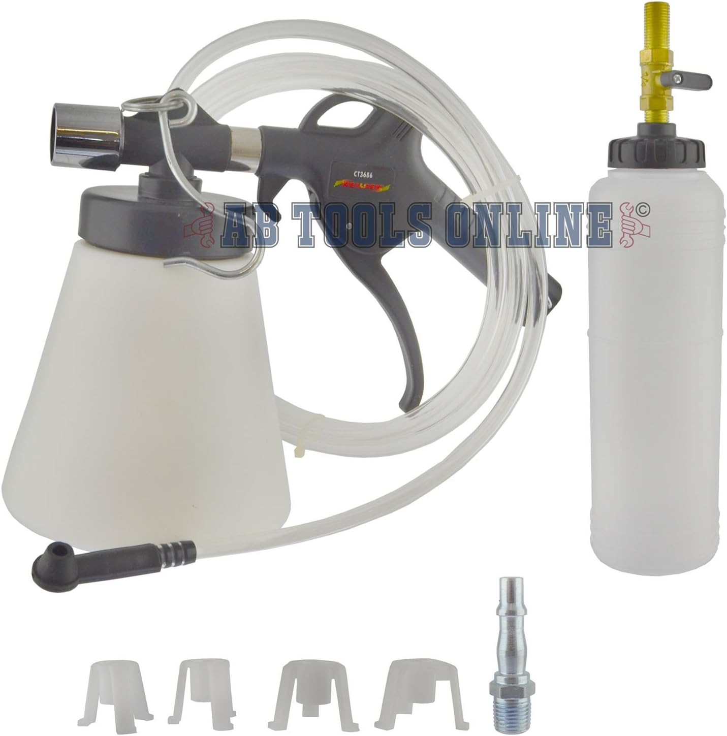 Easy Bleed Brake & Clutch Bleeder Bleeding Vacuum 1ltr Hand held Pump