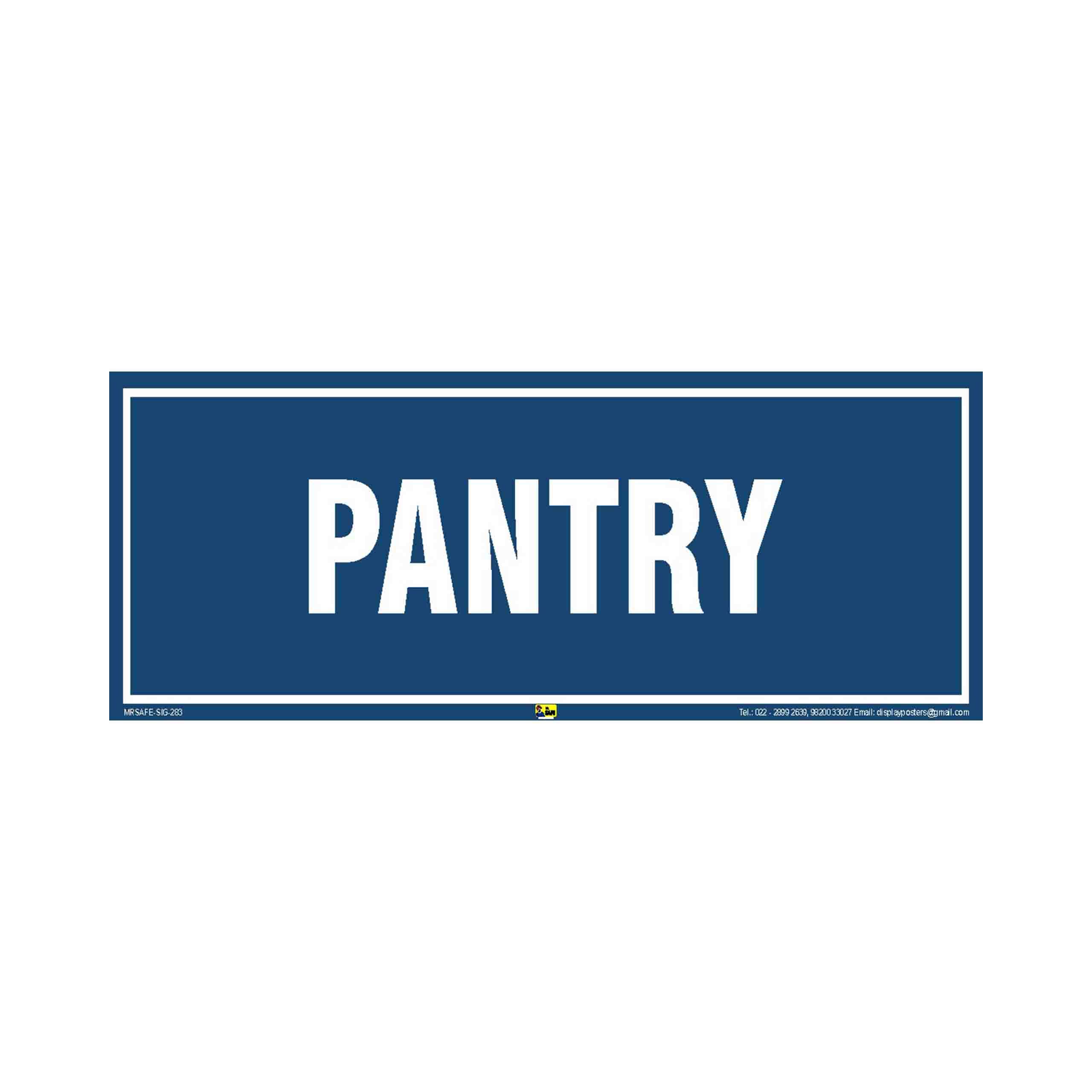 Mr. Safe - Pantry Sign PVC Sticker 12 Inch X 4 Inch (B07C2P8YMJ) Amazon Price History, Amazon Price Tracker