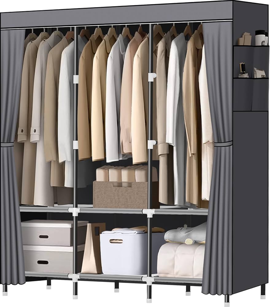 Amazon.com: LOKEME Wardrobe Closet,Portable Closet for Bedroom