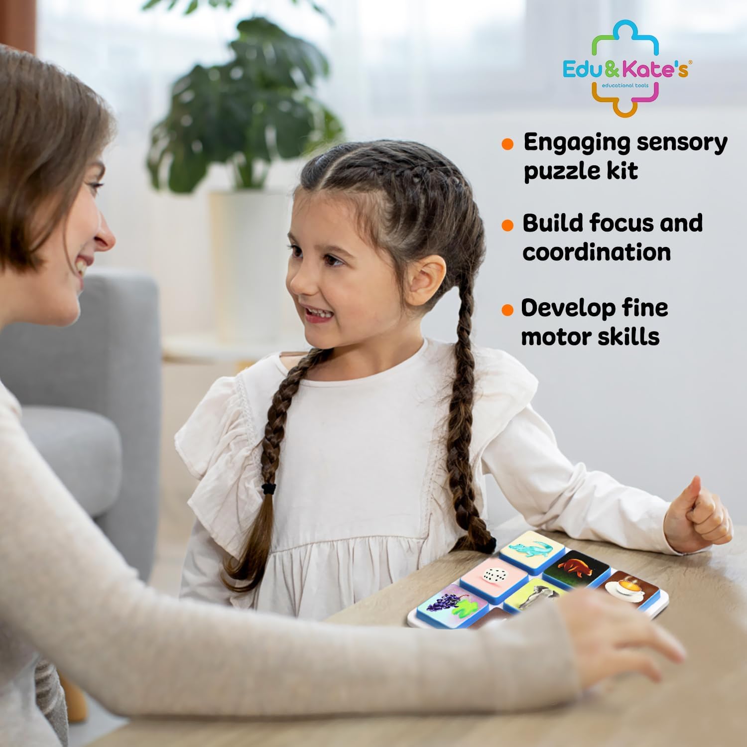 Edu&Kate’s Alphabet Learning Toys - ABC Montessori Educational Toy for Preschoolers & Kids with Autism - 27 Pcs, 3 Boards + Activity Box - Perfect as Occupational & Speech Therapy Materials - Stage 4 - Image 5