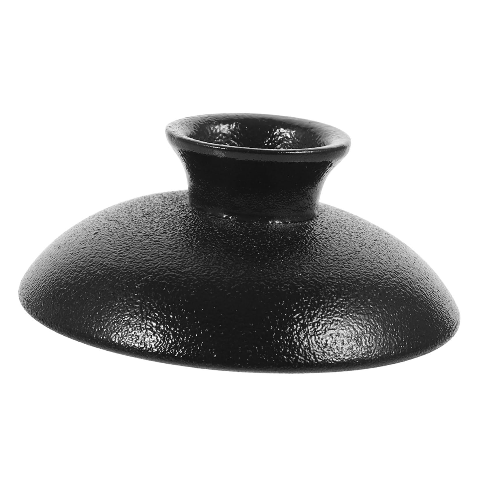 Tapa de Cerámica Negra Evita Fugas de Líquido Diseño Simple para Tetera Resistente y Versátil Adecuado para Uso en Cocina y Té