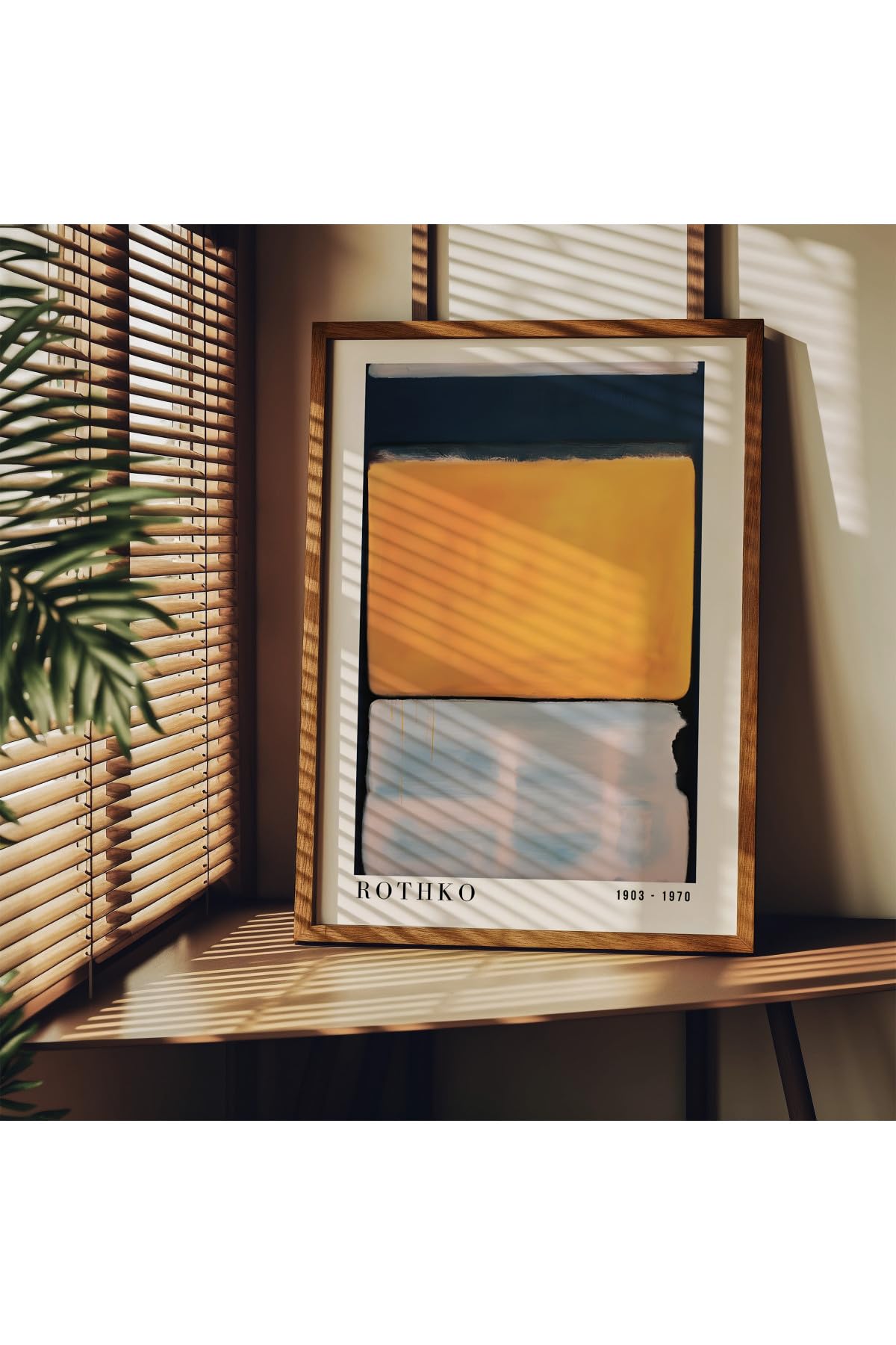 Fark Tanıtım Rothko Çerçevesiz Poster, Modern Dekoratif Çerçevesiz Poster, Tablo, Rothko-4, 21 x 30