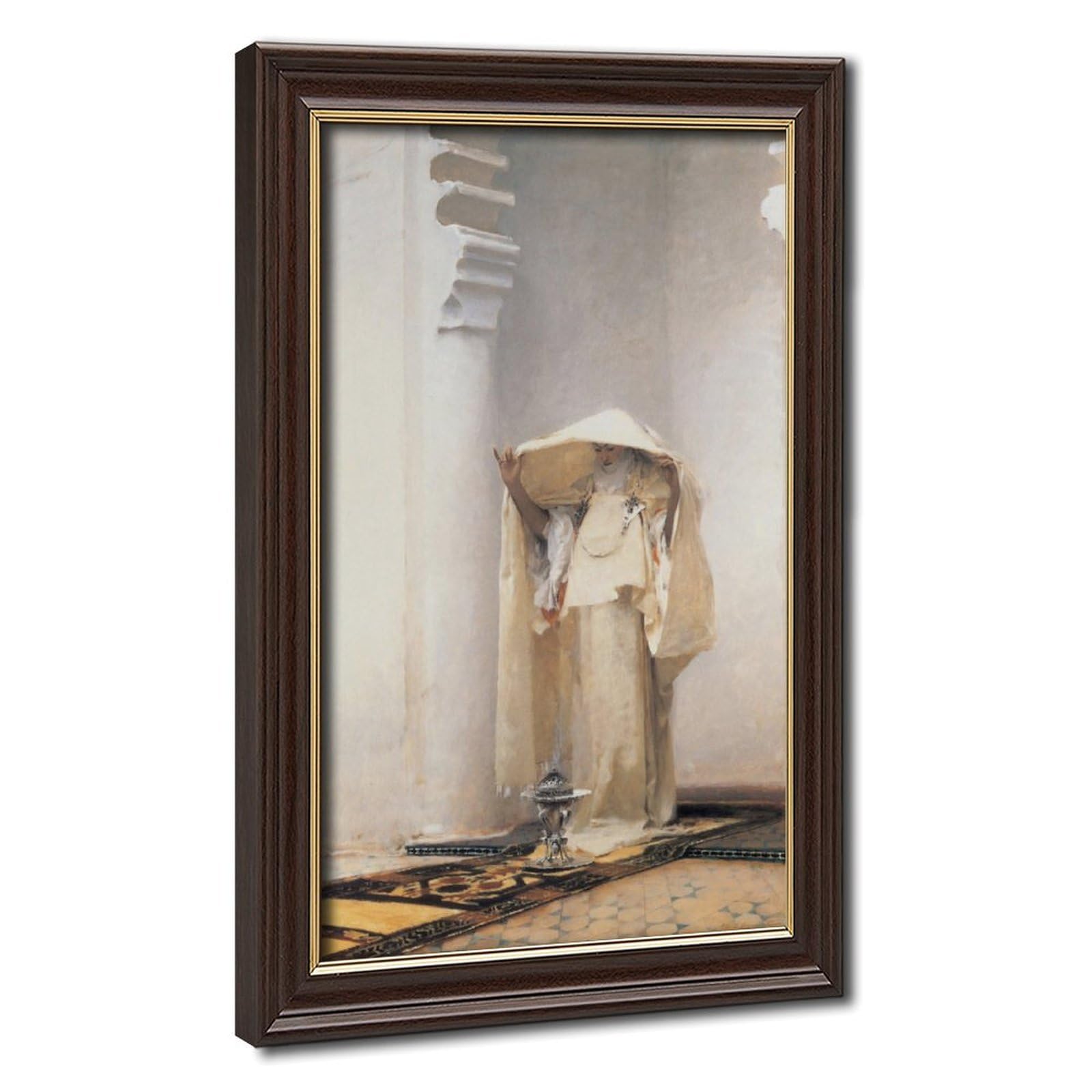 WCYB La Fumee D Ambre Gris - Smoke of Ambergris John Singer Sargent Prints Posters Canvas Deco Paintings Wall Art For Office Hangable Frame 8" L X 12" W