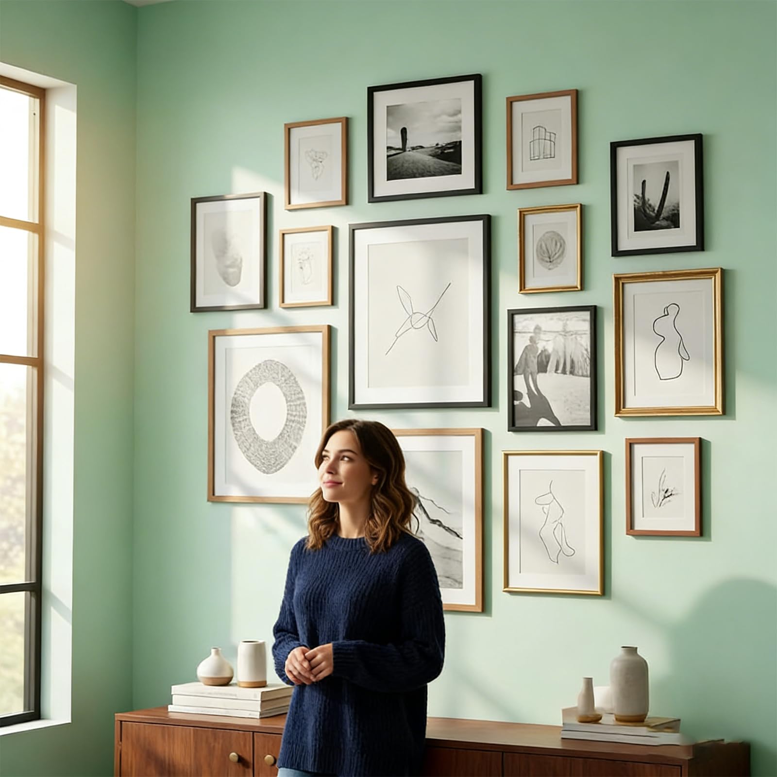10 Pezzi Gancio per Quadri Ad Artiglio per Cartongesso, Ganci da Parete Per Appendere Specchi Foto E Kit per Appendere Quadri, Nessun Danno Gancio da Parete Resistente per Decorazione Camera