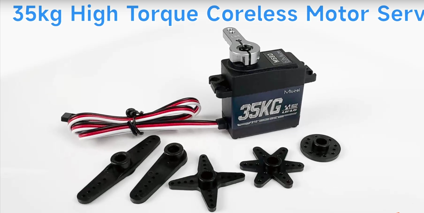Amazon.com: 35kg High Torque RC Servo, Miuzei Coreless Servo Motor
