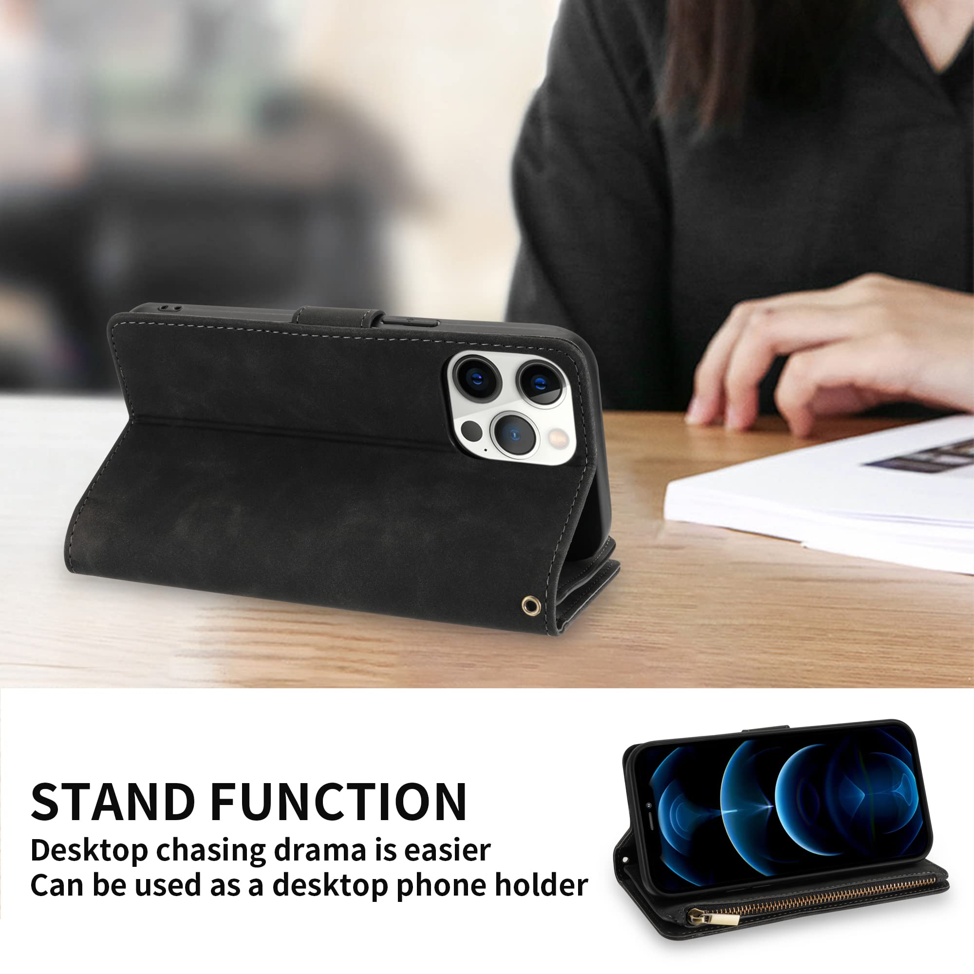 iPhone12promax 256GB おまけ付き Amazon.com: ZZXX for iPhone 12 Pro Max Wallet Case with Card Slot