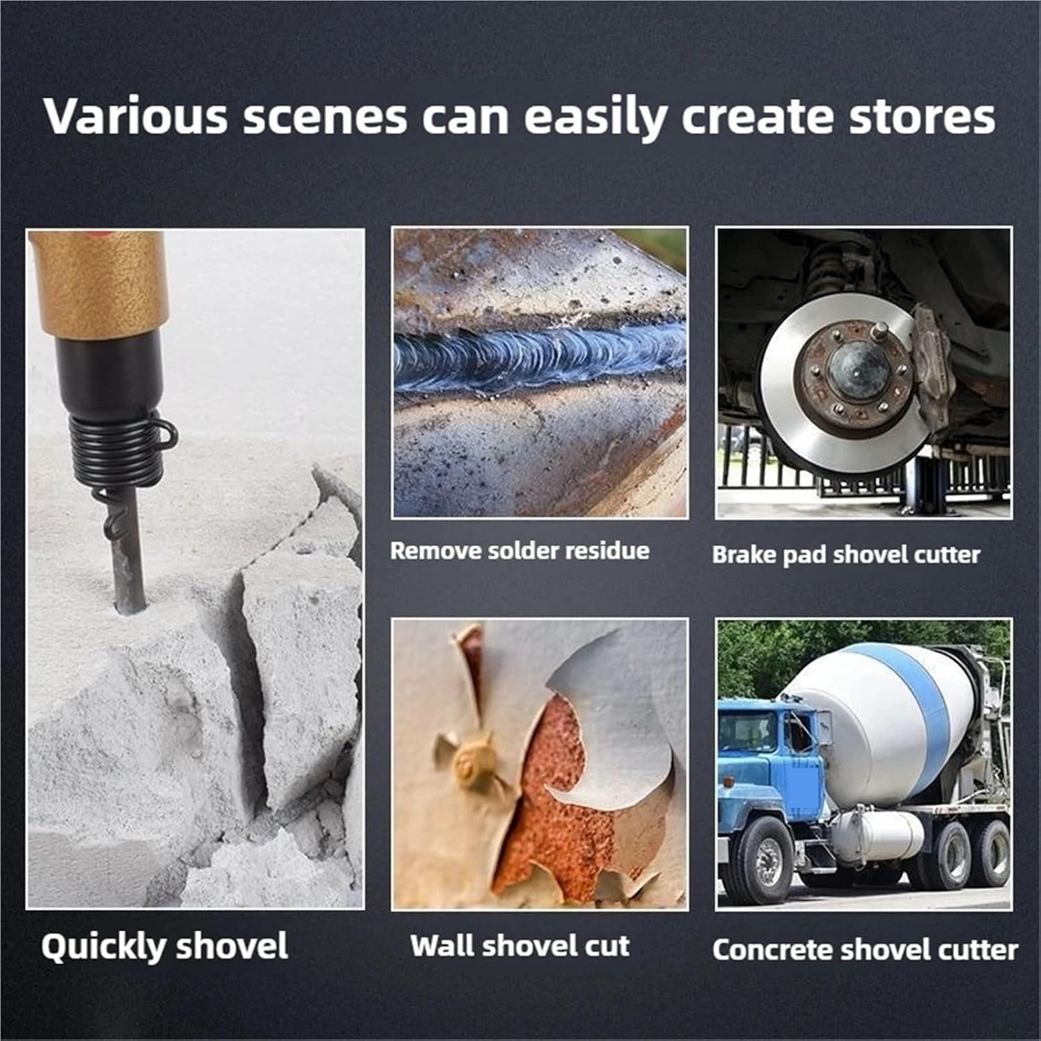 Air Hammer, Air Shovel Type 150 Pneumatic Impact Hammer Air Shovel Tool Multifunctional