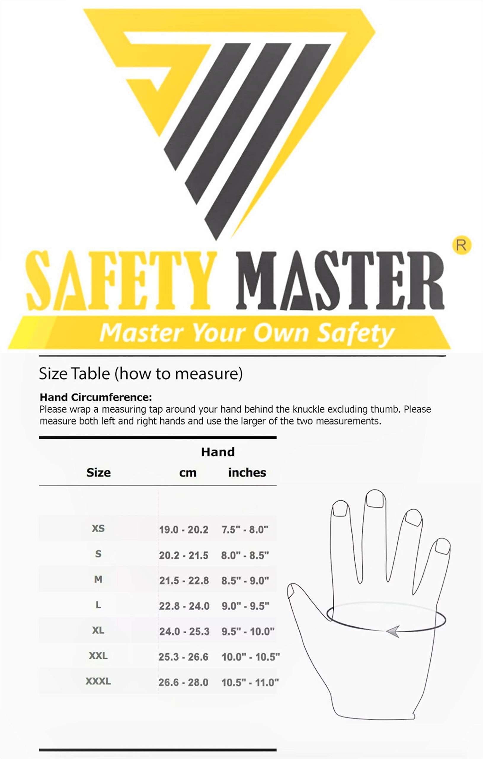 SAFETY MASTER Premium Quality Yellow Cow-grain Tig Driver Gloves., Lorry Drivers, Warehouse and Gardening Gloves - Image 3