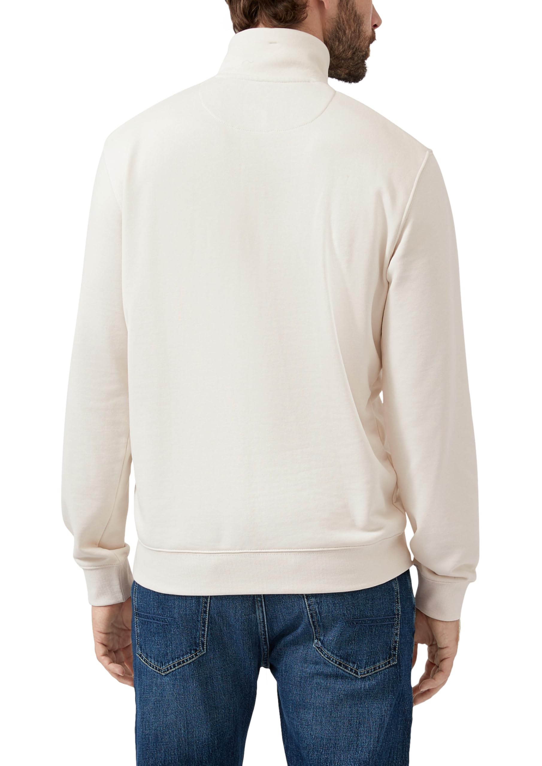 s.Oliver Sweatshirt mit Eingrifftaschen und Label-Patch
