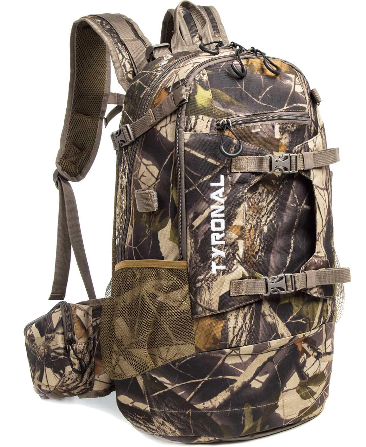 TYRONAL Hunting Backpack, Durable Camo Hunting Packs for Men