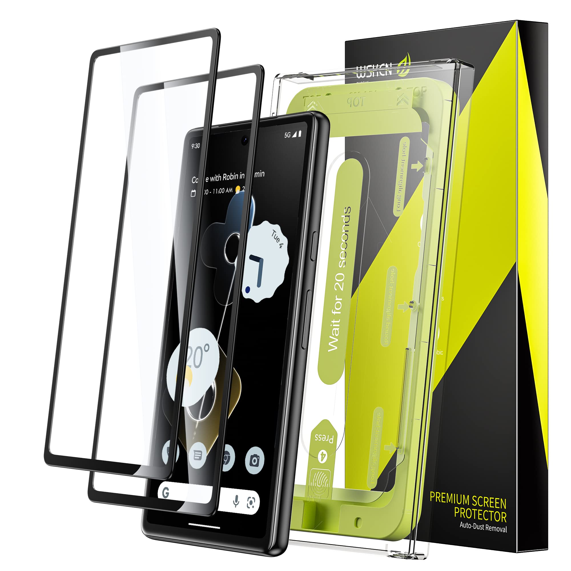 Photo 1 of WSKEN Pixel 7a Screen Protector - 2 Pack