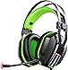 Mifanstech V-10 Gaming Headset for Xbox One PS4 PS5 PC with 7.1 Surround Sound and 50mm Drivers Over Ear 3.5mm Stereo Wired Headphones with Noise Cancelling Mic for Laptop Mac