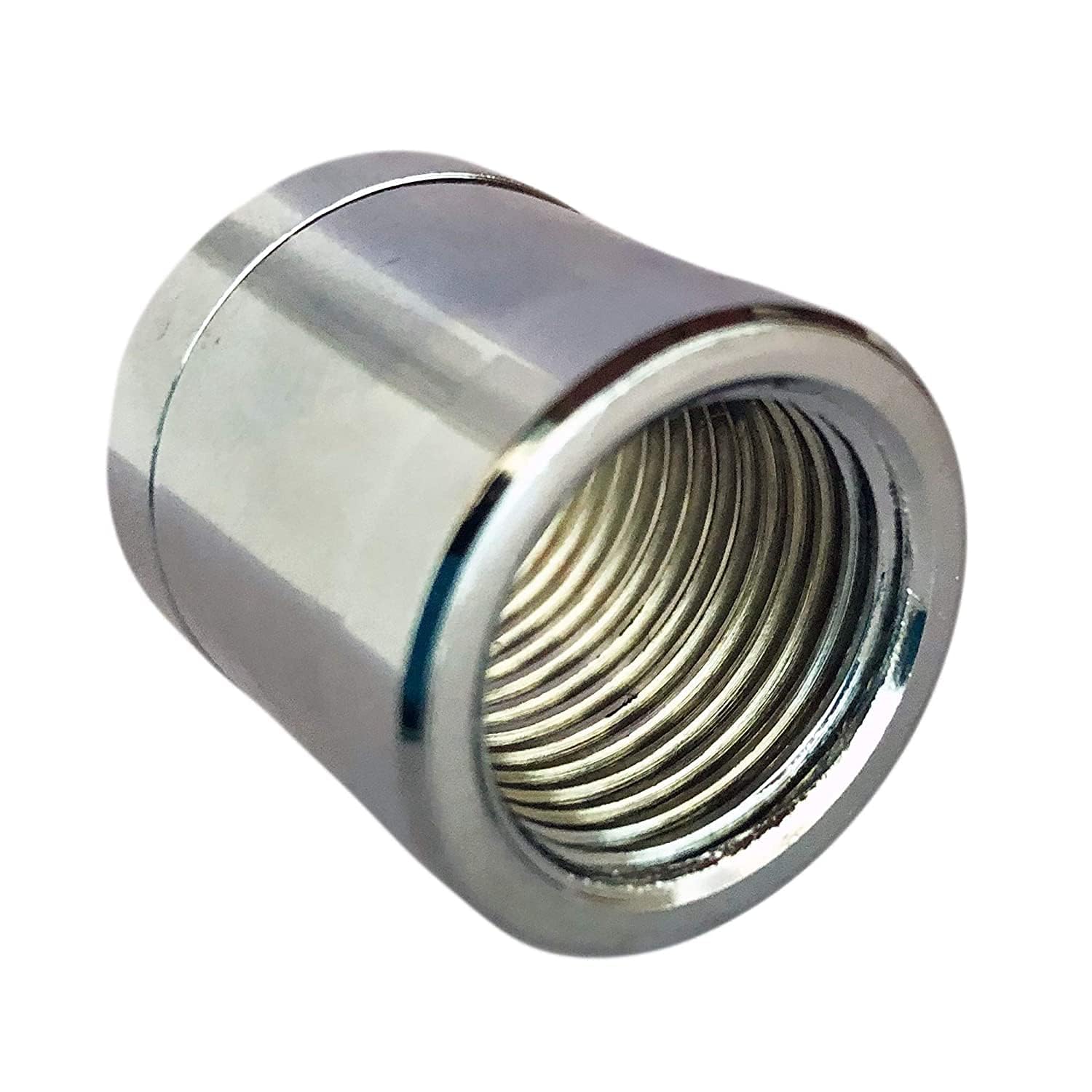 MONIT Brass Socket Fitting Coupling with 1/2 Inch Female Thread 1 Inch Diameter Chrome Plated Connector Adapter -Pack of 2 with (1 pcs teflon tape) (1)-image-35