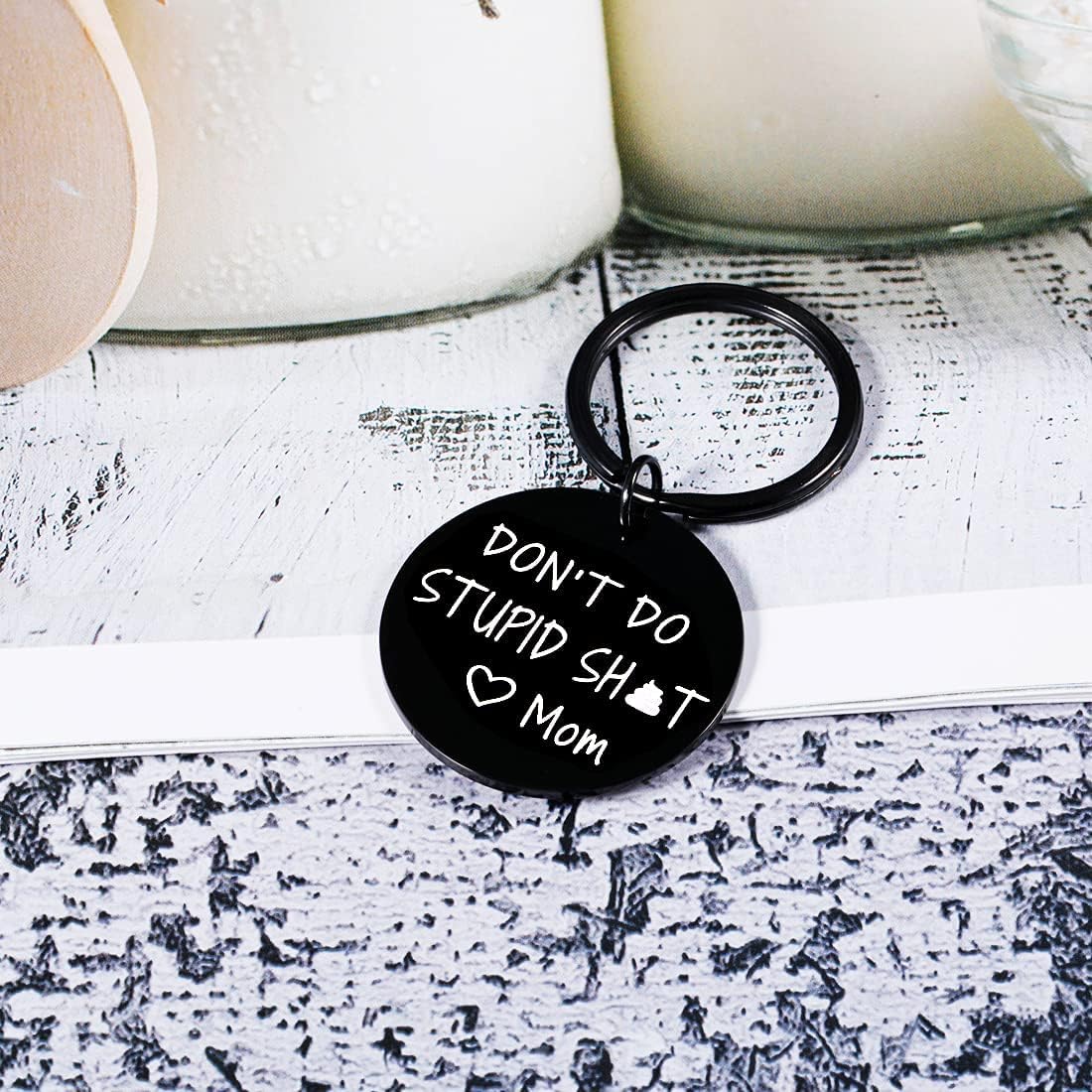 AMBREGRISSUN Graduation Gifts for Boys Girls Son Daughter, Grad Gifts for Him, Funny Gag Gifts Keychain for Teen Boys Girls