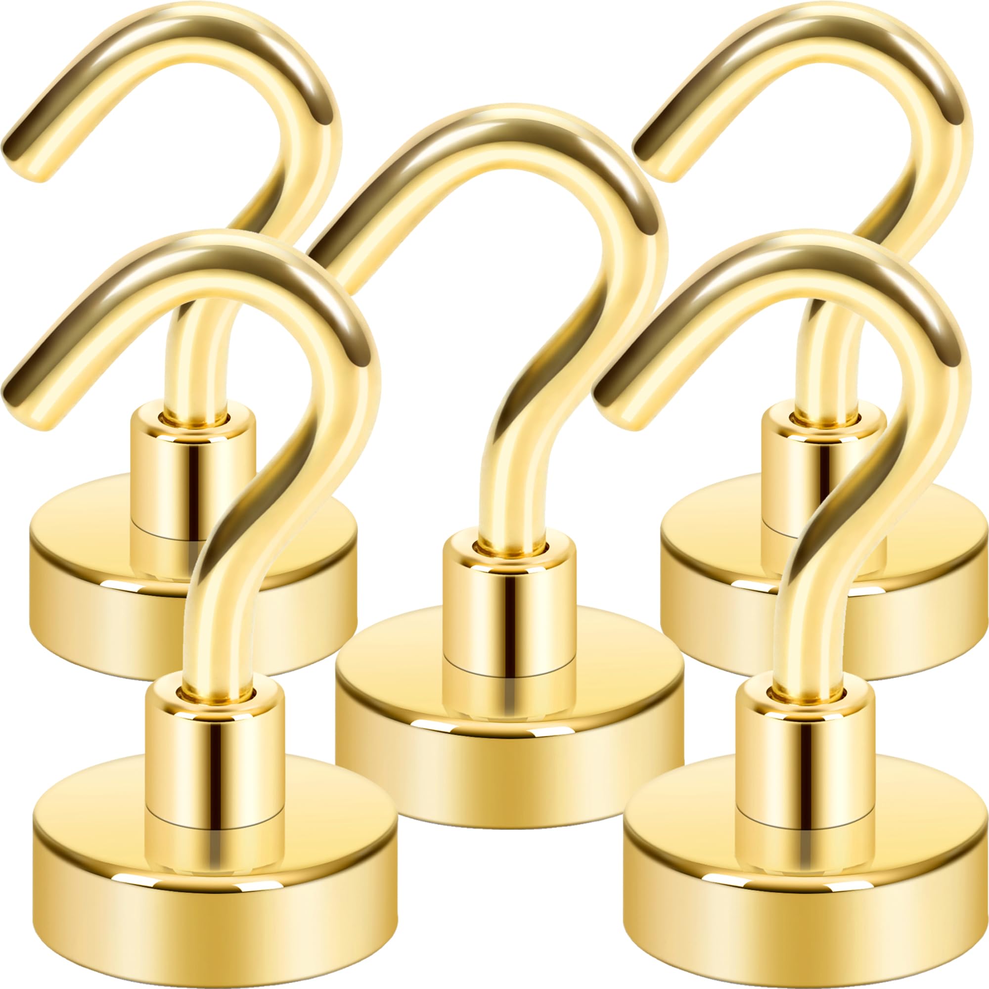 Neosmuk Magnetic Hooks - 5 Pack for Tools & Gear -28 Neosmuk Magnetic Hooks - 5 Pack for Tools & Gear -28