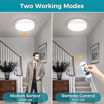 Otion Sensor Ceiling Light,Rechargeable Otion Sensor Light With