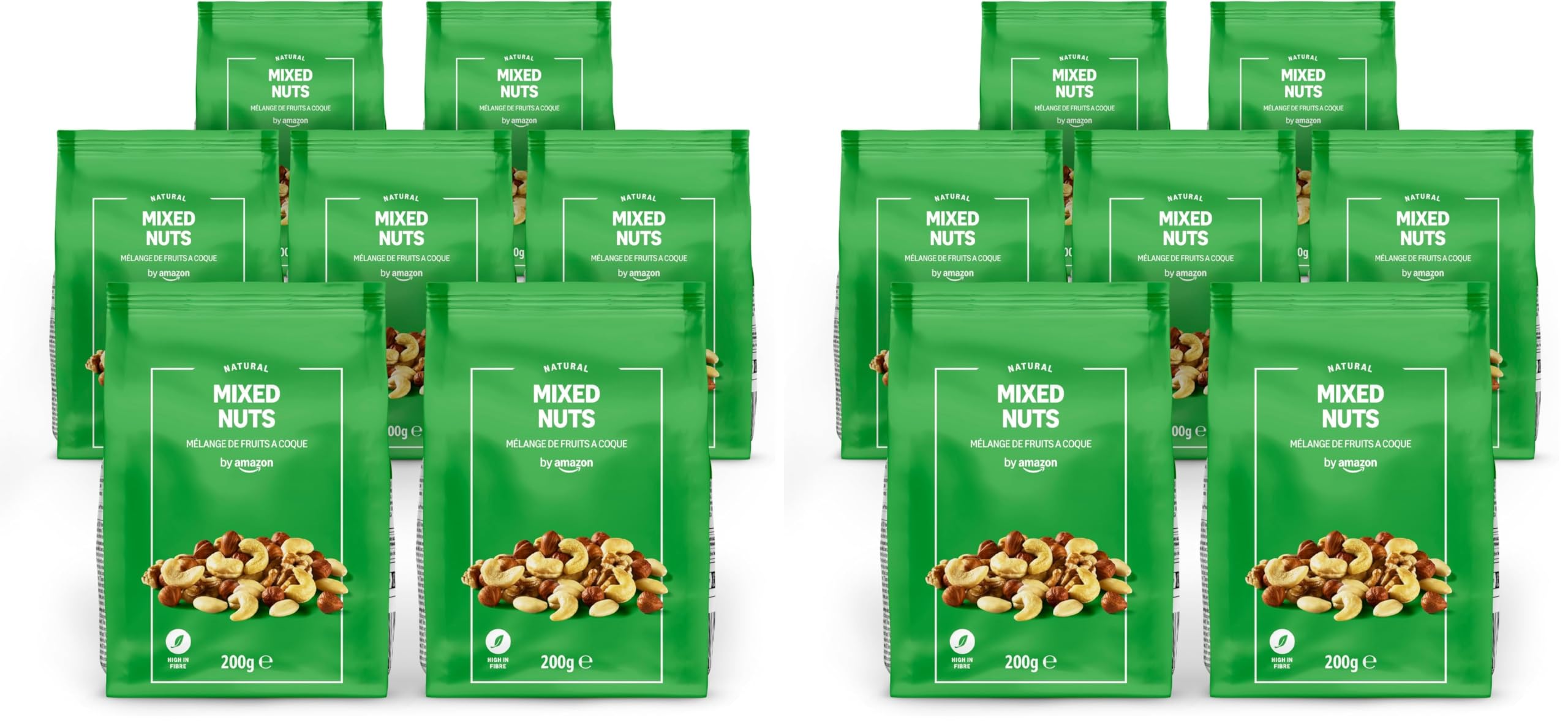 by Amazon Mezcla de Frutos Secos - 200g, paquete de 14