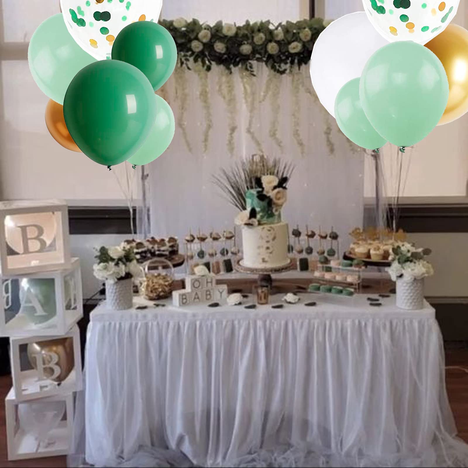 Buy Sage Green Baby Shower Decorations Greenery Baby Shower with Sage