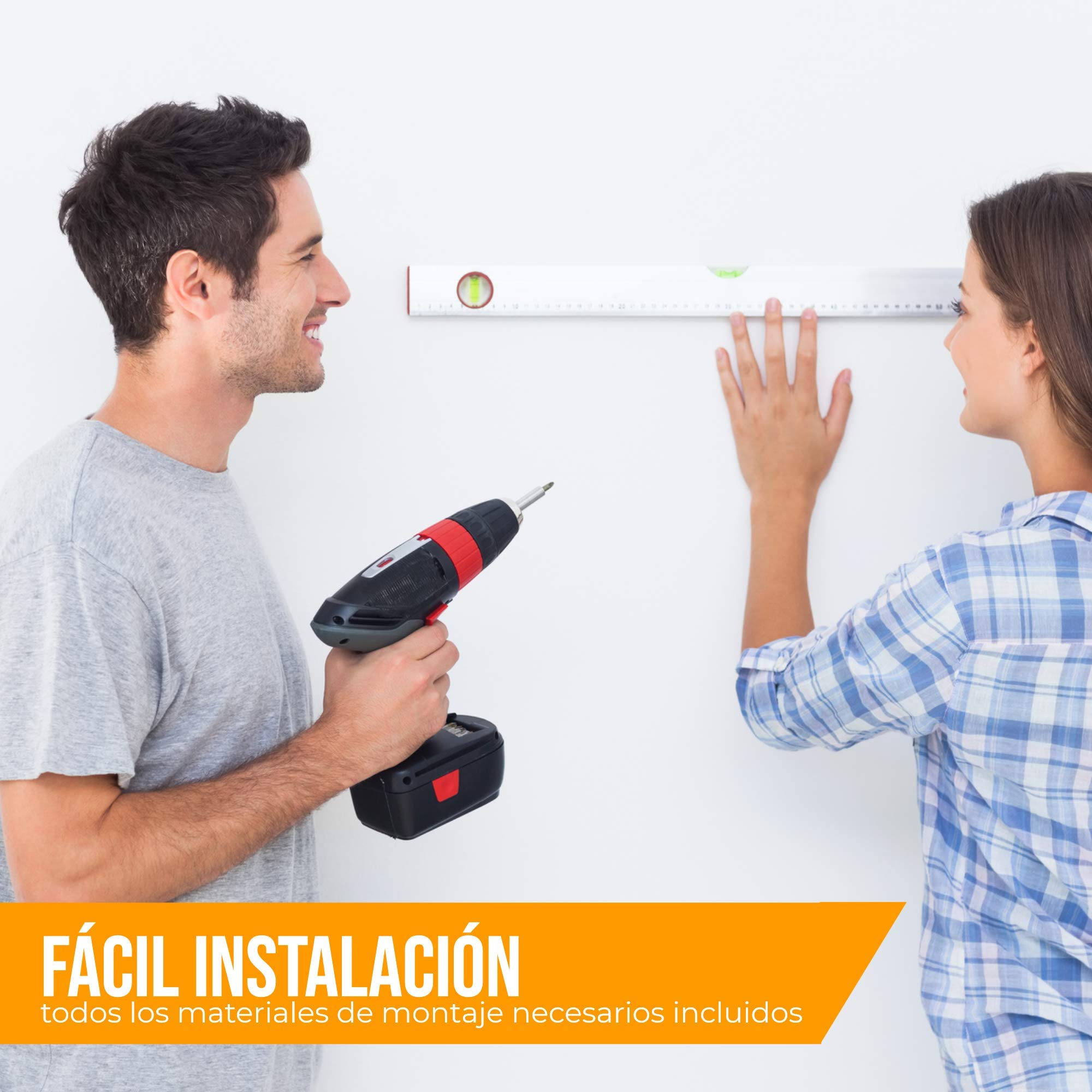 NANOOK Turn M, Soporte de Pared Giratorio para televisores de 32-55 Pulgadas, Inclinable, Soporte de Pared para televisores LCD, LED, QLED y OLED, Compatibilidad Universal, VESA 100x100 a 400x400