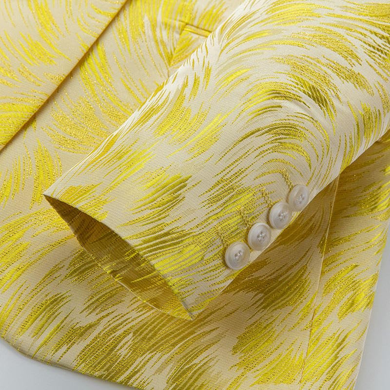 Men's Spring Autumn Personality Business Casual Stage Performance Banquet Blazer3