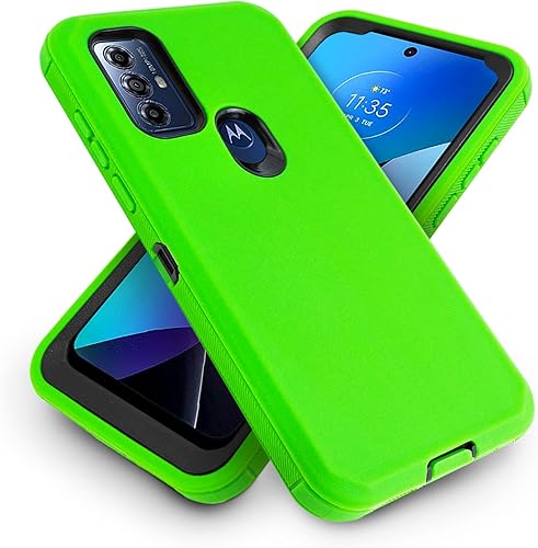 Miniatura 3 de Funda para Motorola Moto G Play (2023), Moto G Power (2022), con funda de clip para cinturón, protección de cuerpo completo resistente, protector de