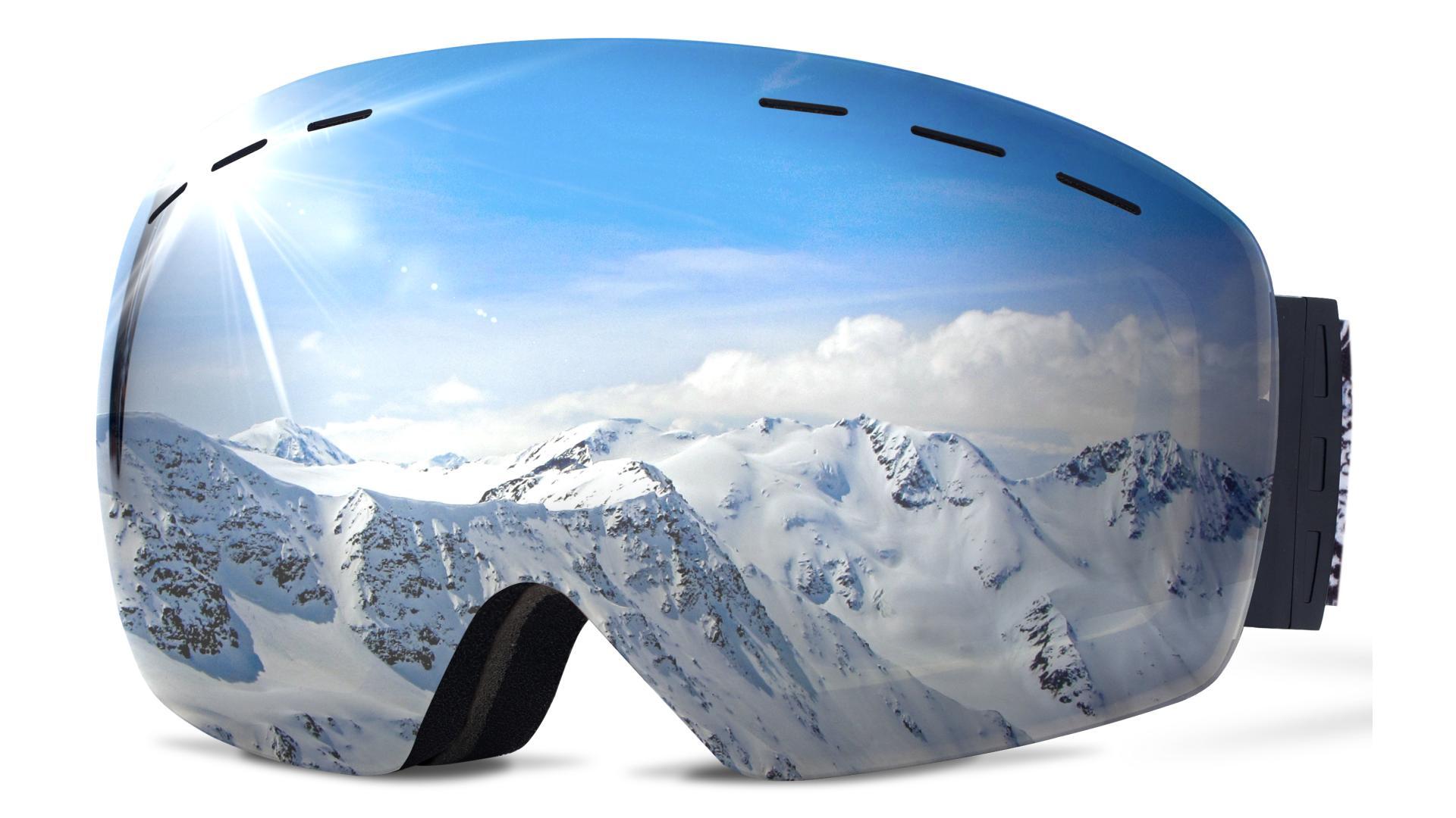 スキーゴーグル レンズ3枚　付属ケース付き　バイアスロン【美品　Julbo 】 スキーゴーグル レンズ3枚 付属ケース付き バイアスロン【美品 Julbo