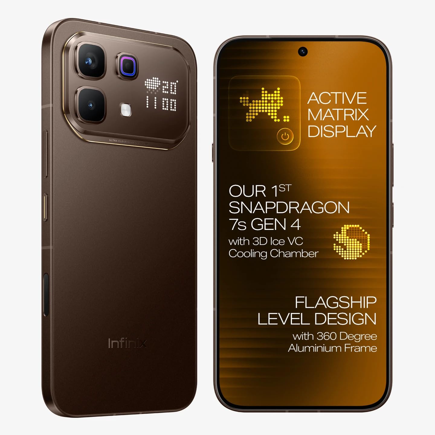 Infinix Note 60 Pro 5G (Mocha Brown, 8GB RAM, 128GB Storage) | Snapdragon 7s Gen 4 Processor | 50MP AI Dual Camera | 6.78" AMOLED Display | 6500mAh Battery | 5G Smartphone-image-4