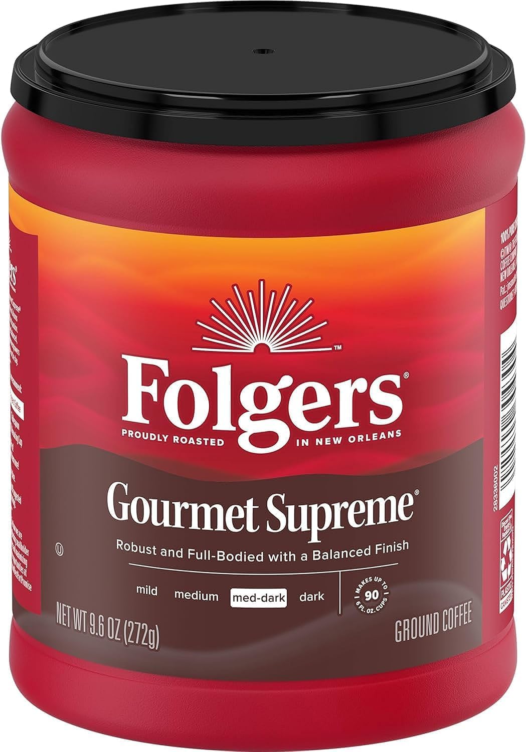 Folgers Gourmet Supreme Medium Dark Roast Ground Coffee 272 g