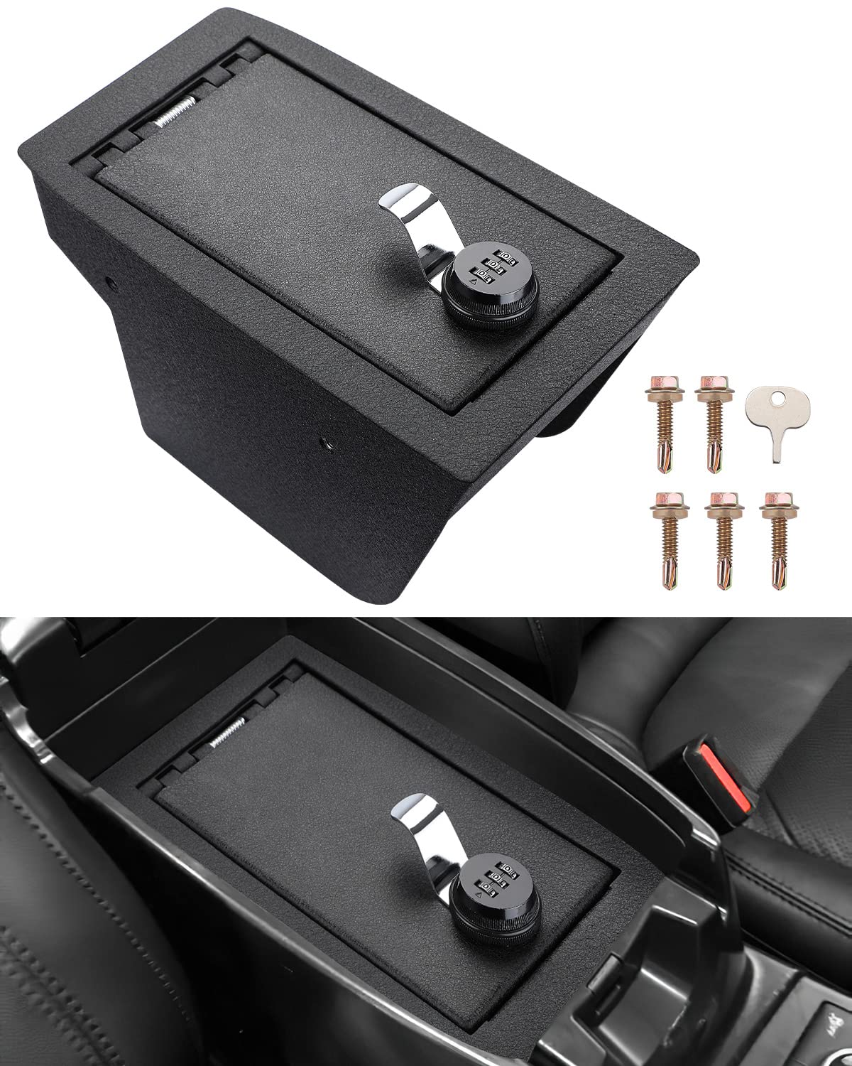 Buy QMPARTS Center Console Organizer Lockbox Compatible with Bronco