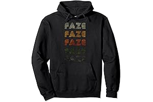 Faze Champion Casual Distressed Grimy Style Unisex Pullover Hoodie
