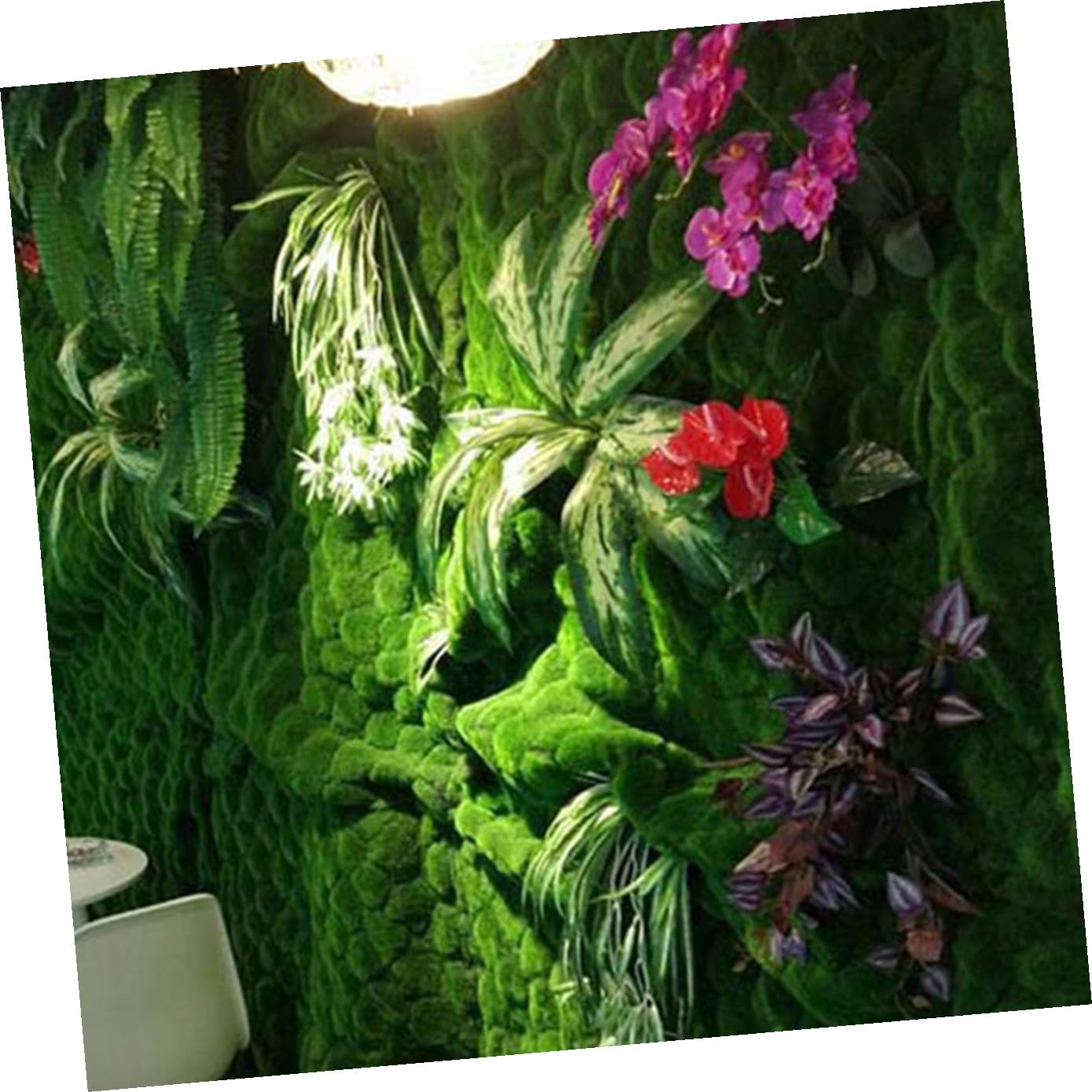 STOBOK Musgo Falso Verde Natural y Realista para Pared y Guirnaldas