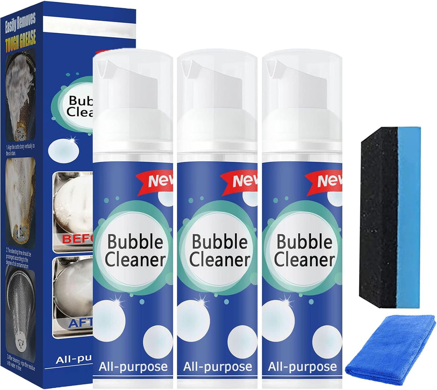 Zitte Bubble Cleaner, Bubble Cleaner Foam, AllPurpose Bubble Cleaner