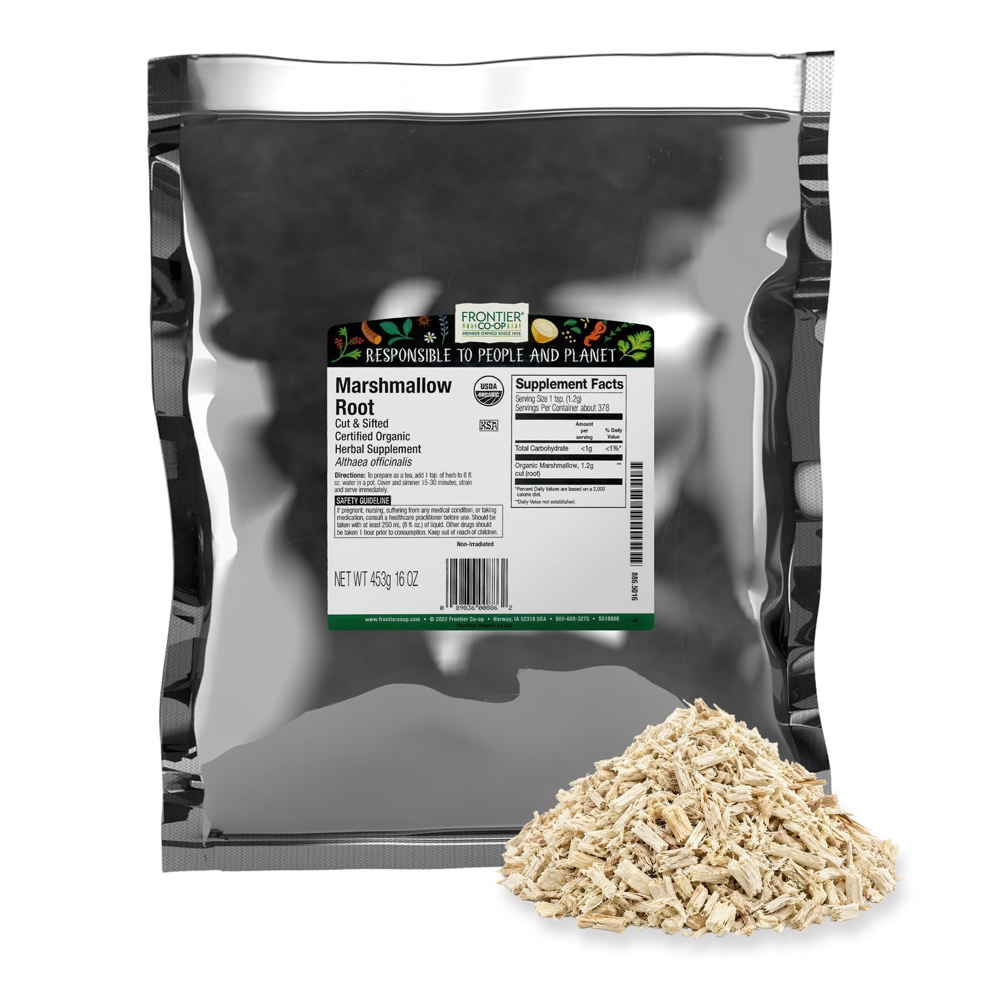 Frontier Co-op Organic Cut & Sifted Marshmallow Root 1lb