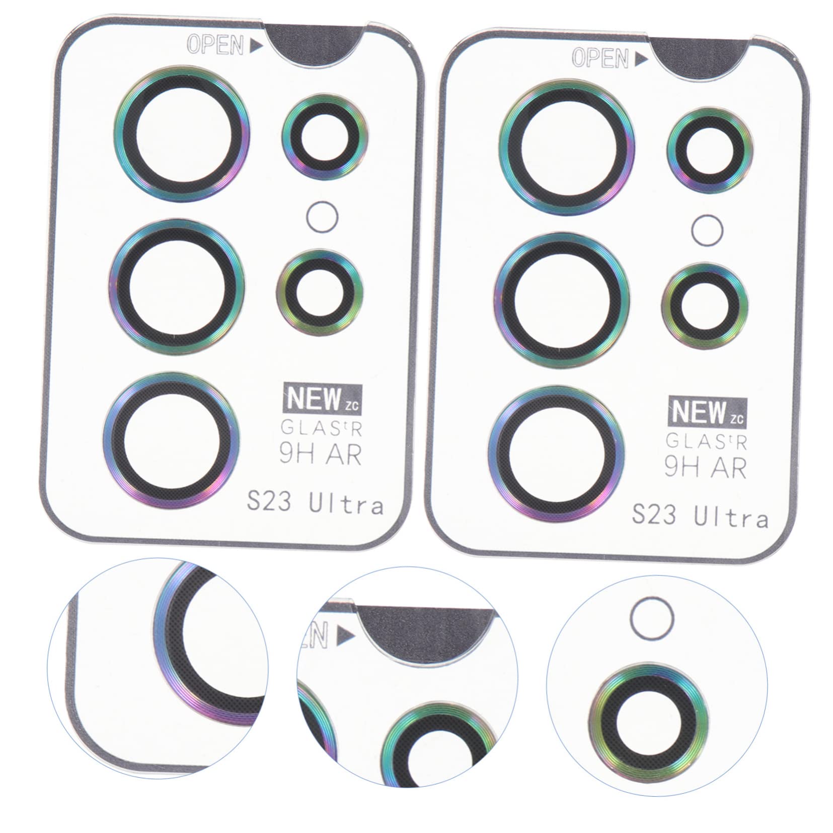 Hemobllo 10juegos Protector De Lente De Cámara para Ultra Ultra Claro Diseño Instalación Sencilla Antiarañazos y Resistente Colisiones De Unidades