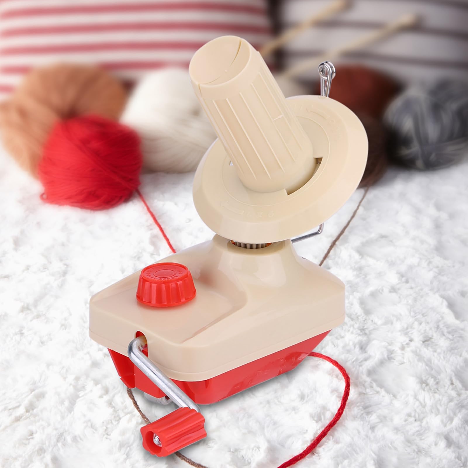 Bobinatoio di Lana a Ordine Manuale, Supporto da Cucito Avvolgitore a Palla di Filo/Filo/Filo/Filo/Filato di Lana Per Maglieria Accessori da Cucito