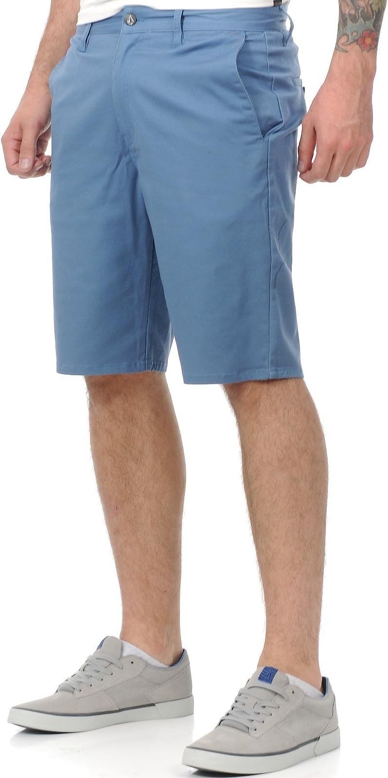 Volcom Men's Frickin Modern Stretch Short Workwear Blue Shorts 28 X 11