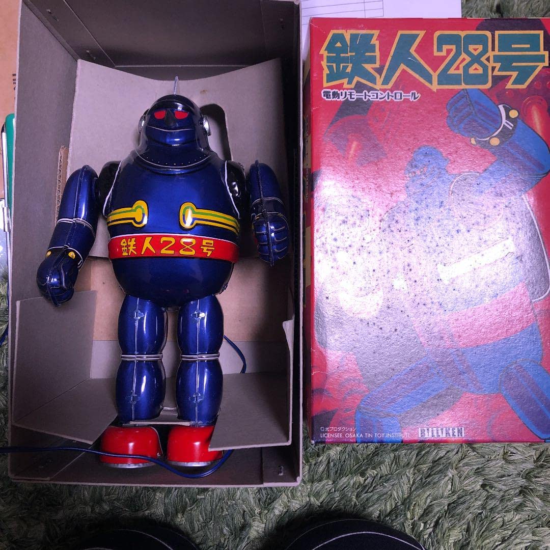 鉄人28号 電動リモートコントロール ビリケン商会 鉄人28号 電動リモートコントロール ブリキ玩具