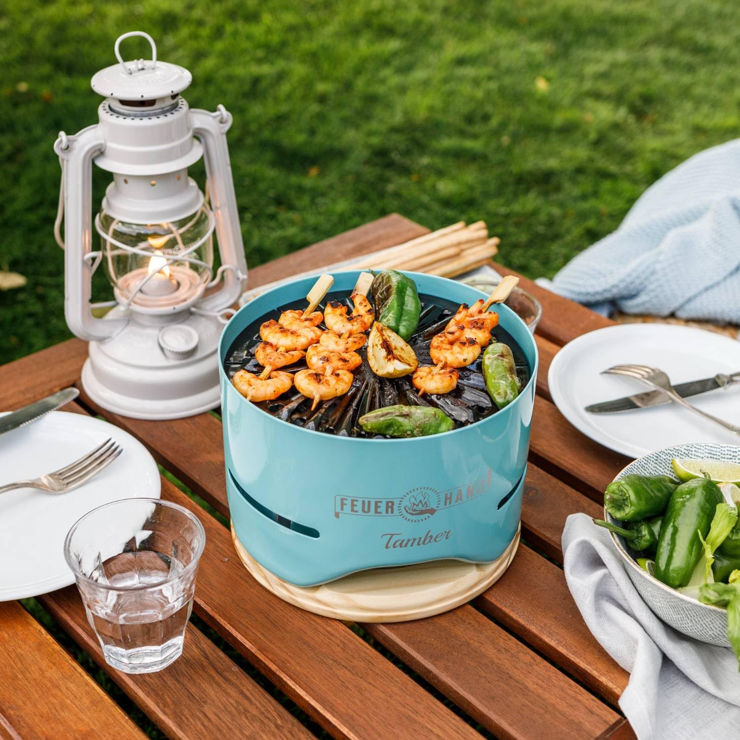 【新品未使用品】FEUERHAND Tamber テーブルグリル Amazon.com : Petromax Feuerhand Tamber Tabletop Charcoal Grill