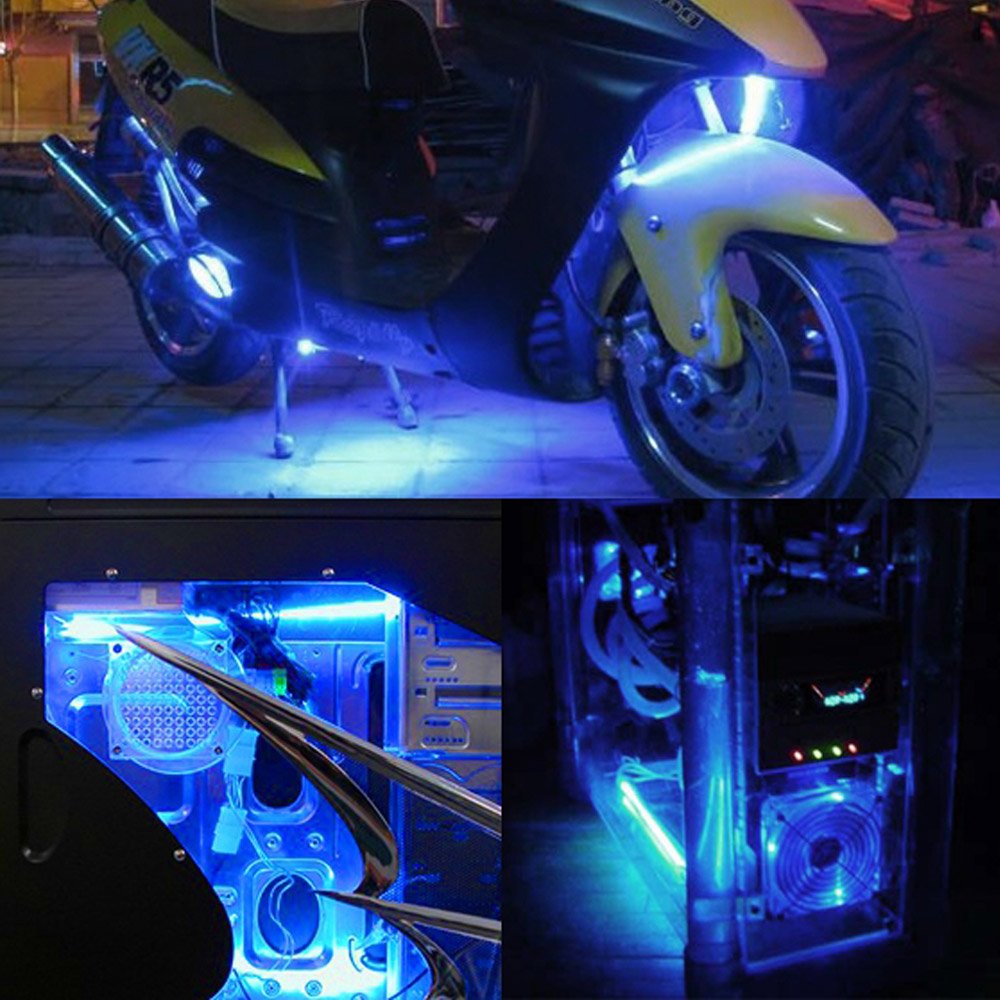 Kit Luci Al Neon Lychee LED Per Sottoscocca Auto - 7 Colori Fosforescenti - Foto 4