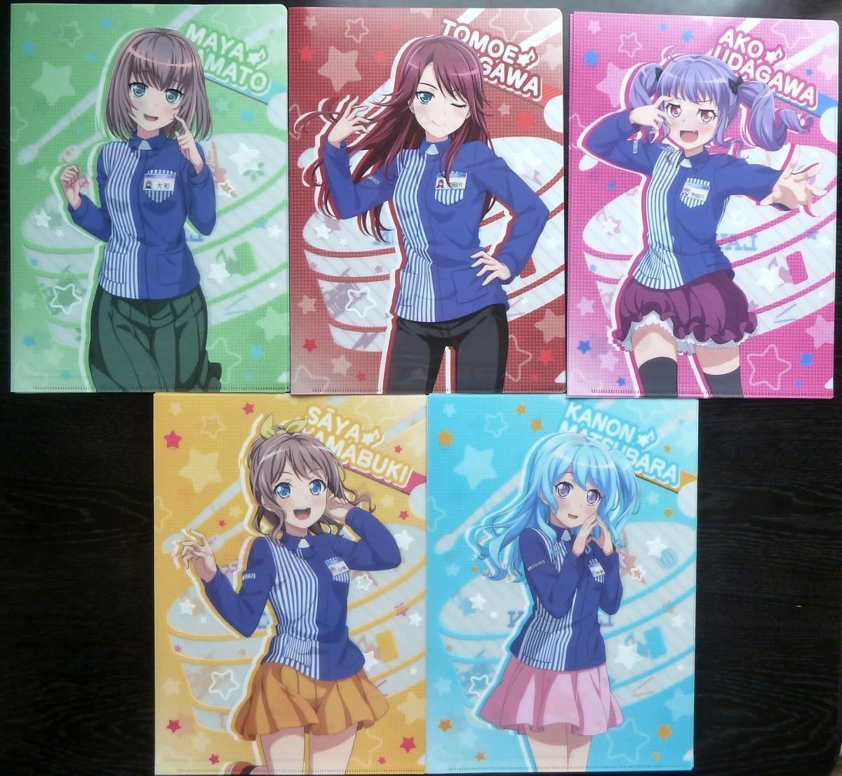 Amazon.co.jp: クリアファイル 23枚 バンドリ Bang Dream ガールズ
