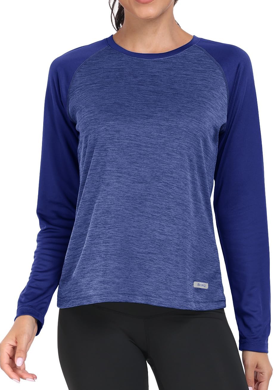 MoFiz Women’s Hiking Shirts Short Sleeve UPF 50+ Sun Protection Lightweight Running Fishing Shirts