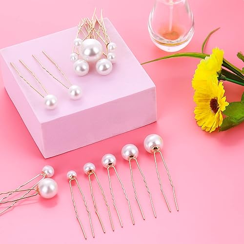 Miniatura 3 de 36 pines para el cabello de perlas de boda, con diamantes de imitación en forma de U, accesorios para el cabello de boda, pinzas para el cabello de