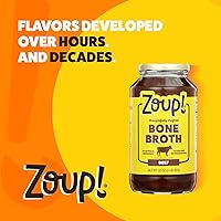 Vista 5 de Zoup - Caldo de hueso de ternera, apto para ceto, sin gluten, sin azúcar, sin OMG, caldo transparente – Ideal para caldo, caldo, base de sopa