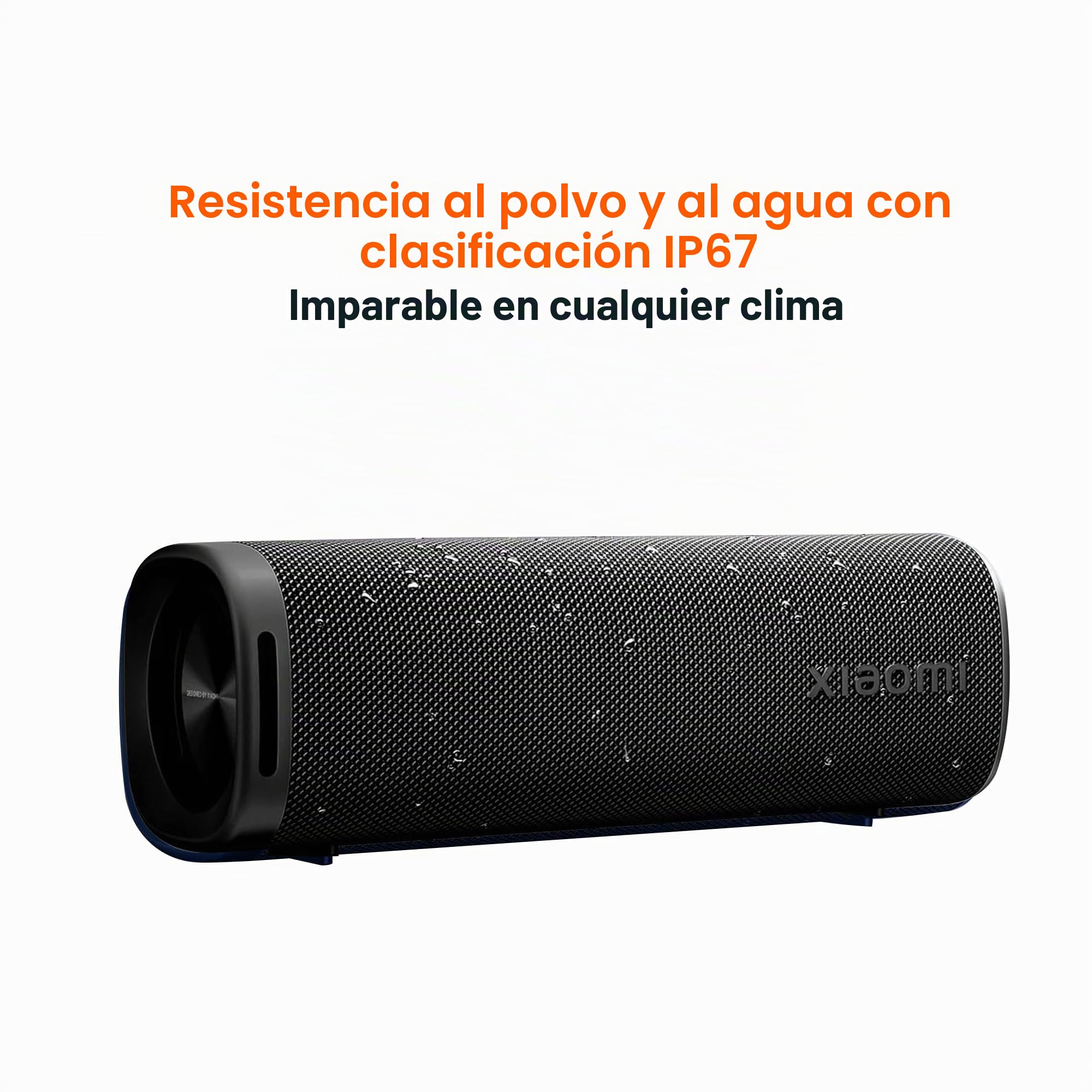 Xiaomi Altavoz Bluetooth portátil (30 W), sonido, estéreo inalámbrico verdadero, Bluetooth 5.4, IP68 impermeable, reproducción prolongada, color negro